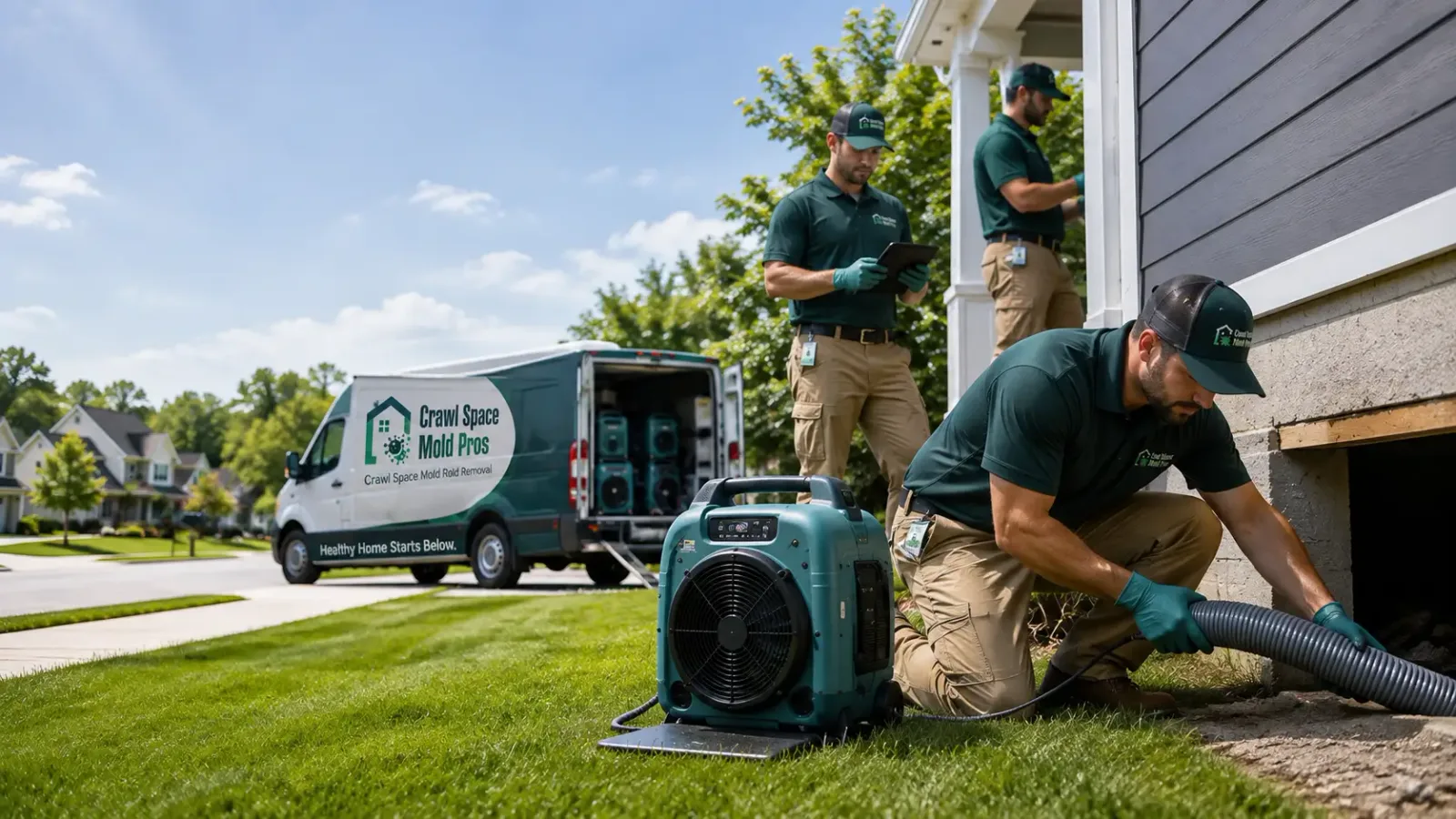 Crawl Space Mold Removal in Traer, IA